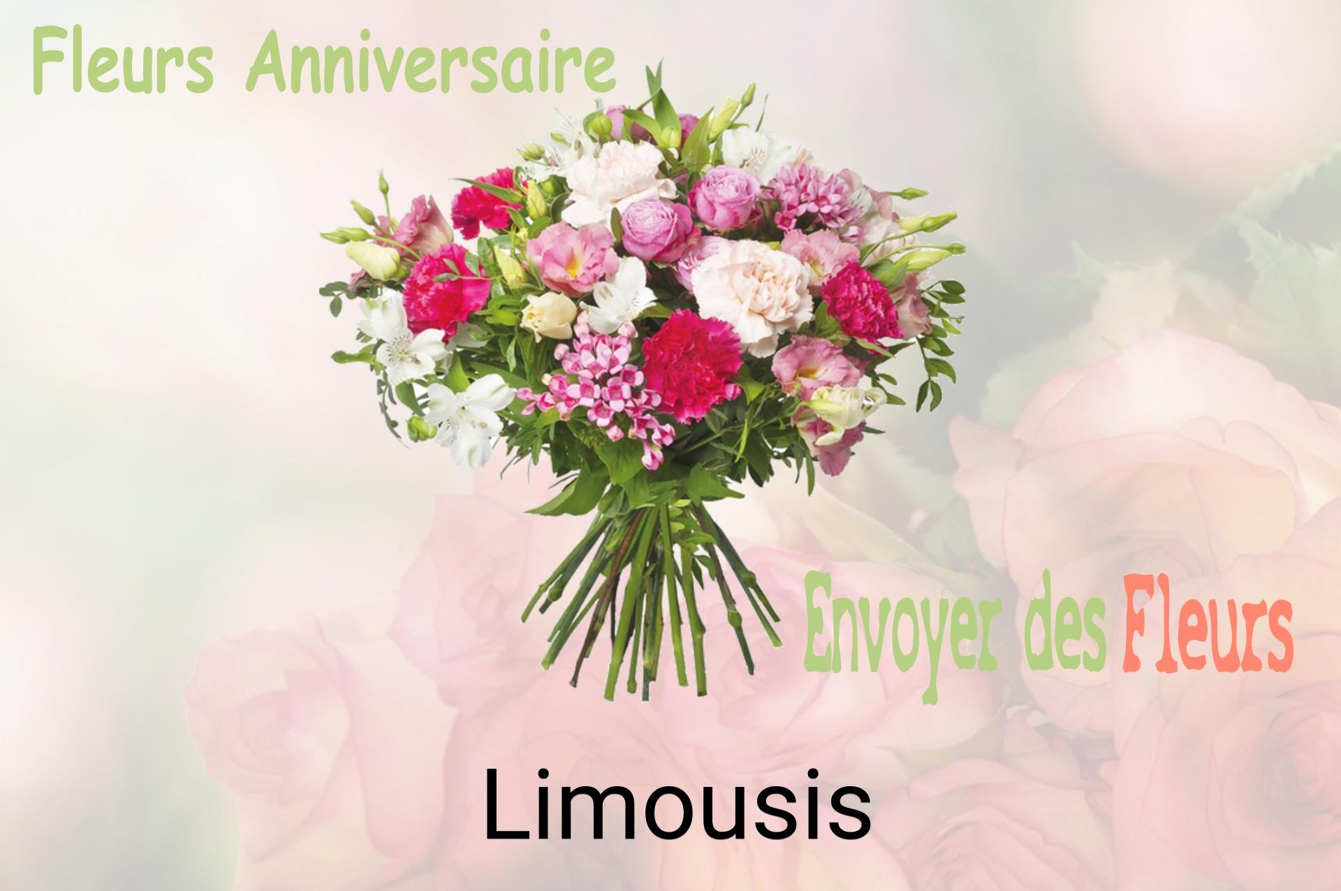 Bouquet de fleurs d’anniversaire livré à Limousis